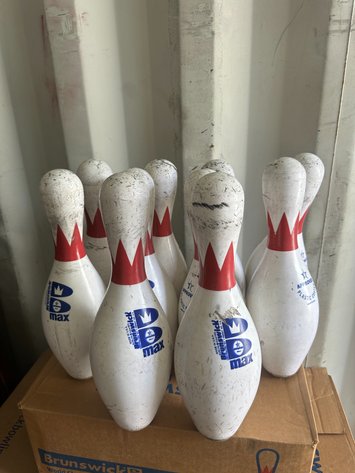 Image for 570 Vintage Bowling Pins Benefit Auction – 100% of Seller Proceeds Go to Camp O’Bannon