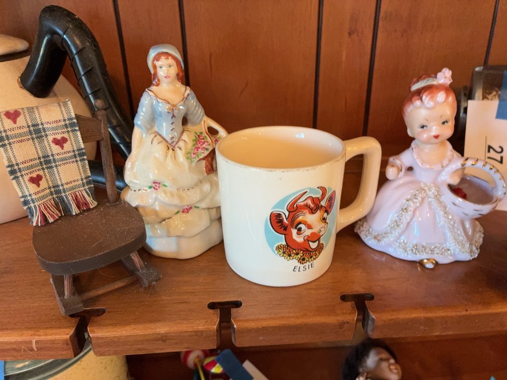 Figurines, Elsie Mug, Dolls, Toys Lot