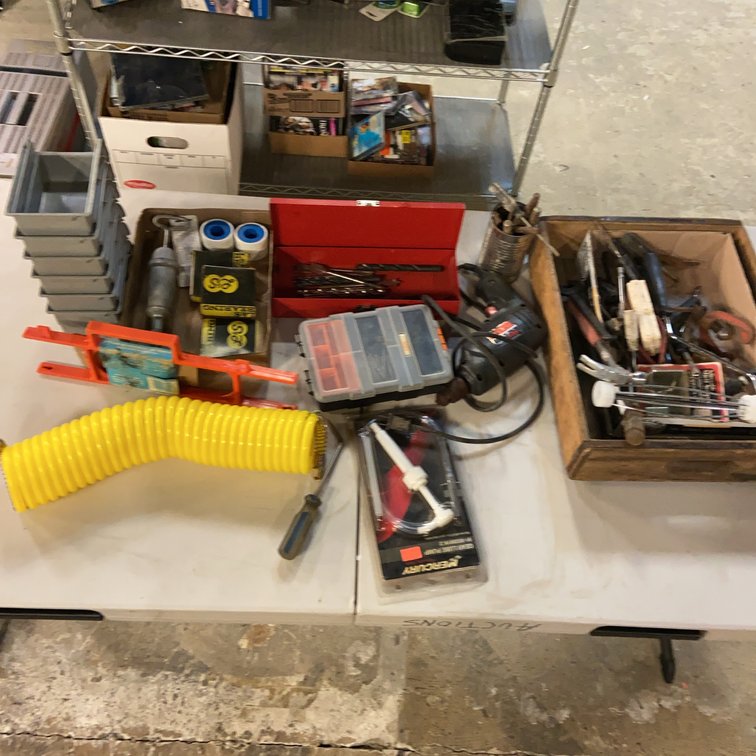 Hand Tools, Drill, Bearings, And Hardware