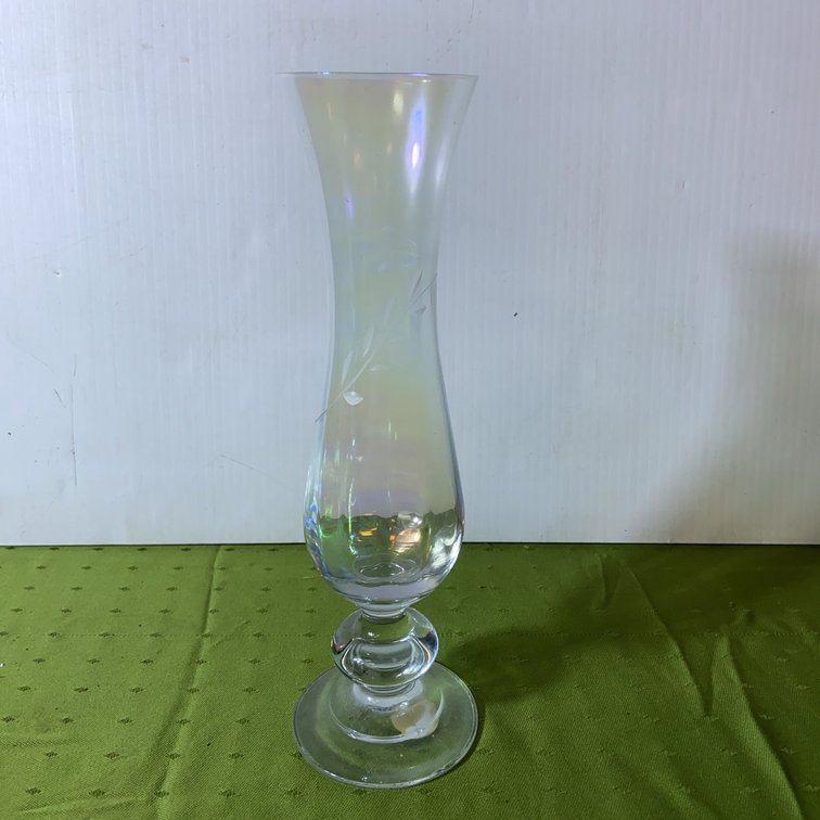 West Virginia Glass Specialty Iridescent Vase