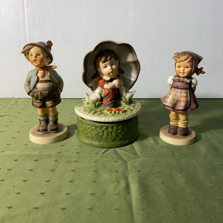 Goebel W. Germany Hummel Figurines And Music Box