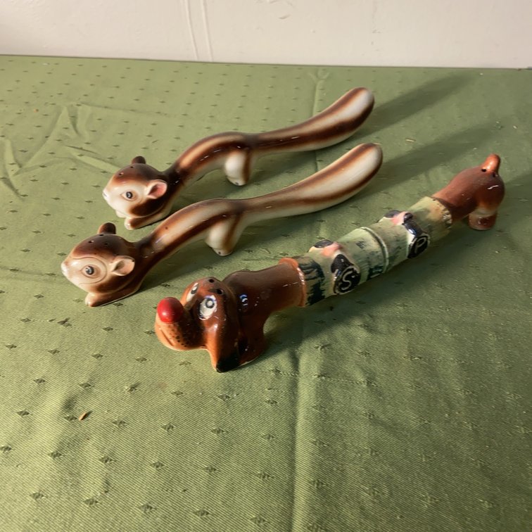 Japan Artware Figural Salt and Pepper Shakers