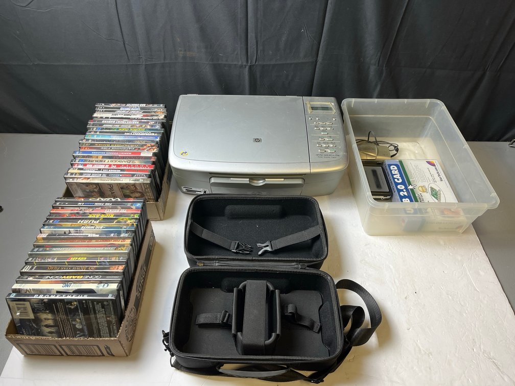HP PSC 1600 Printer, DVDs, Cases, Accessories