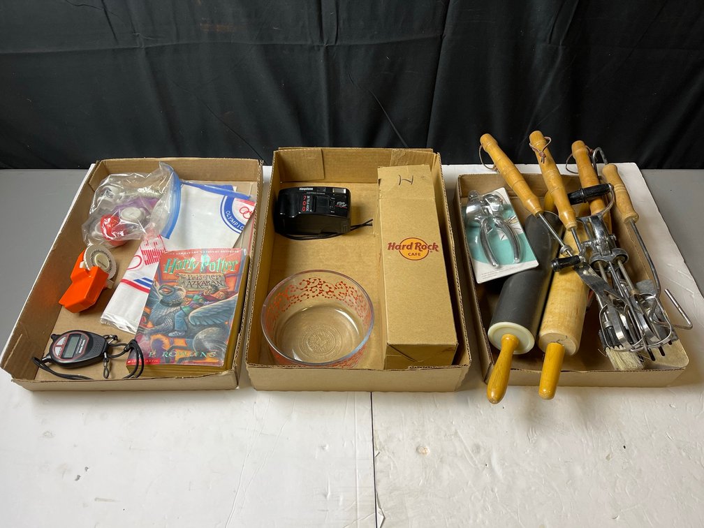 Kitchen Tools, Harry Potter VHS, Timer