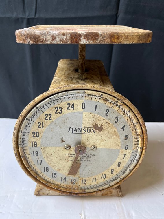 Hanson Household Scale Model 2000 Rusted Finish