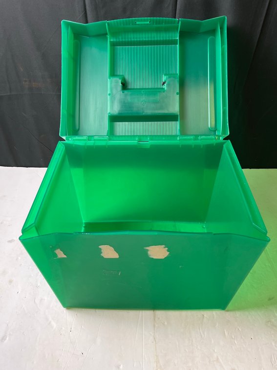 Pendaflex Green Plastic File Storage Box