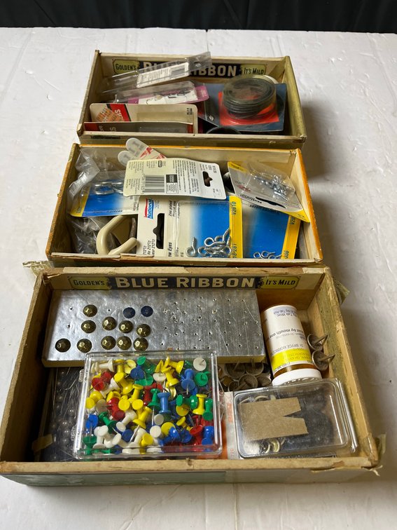 Hardware, Push Pins, Fasteners Lot