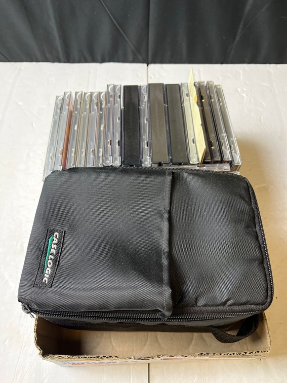Music CDs with Case Logic Carrying Case