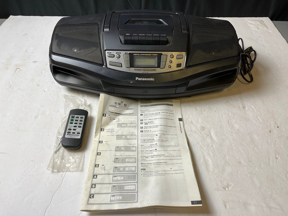 Panasonic RX-DS18 CD Radio Cassette 1998