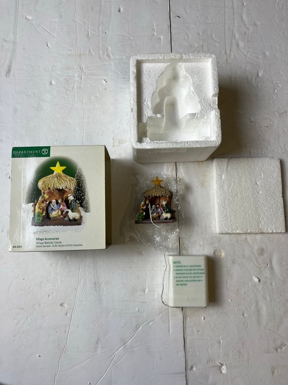 Department 56 Village Nativity Creche #56.52822
