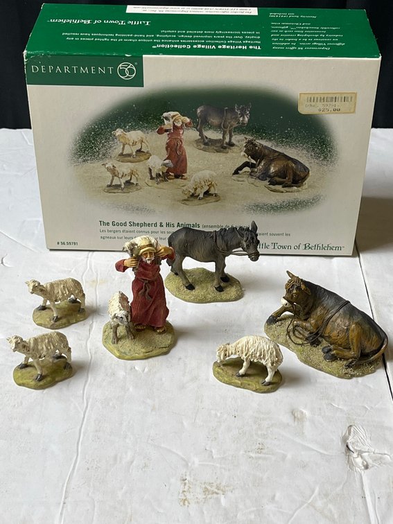 Dept 56 The Good Shepherd & Animals Set 55811