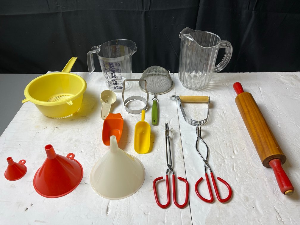 Kitchen Utensils, Pitchers, Rolling Pin