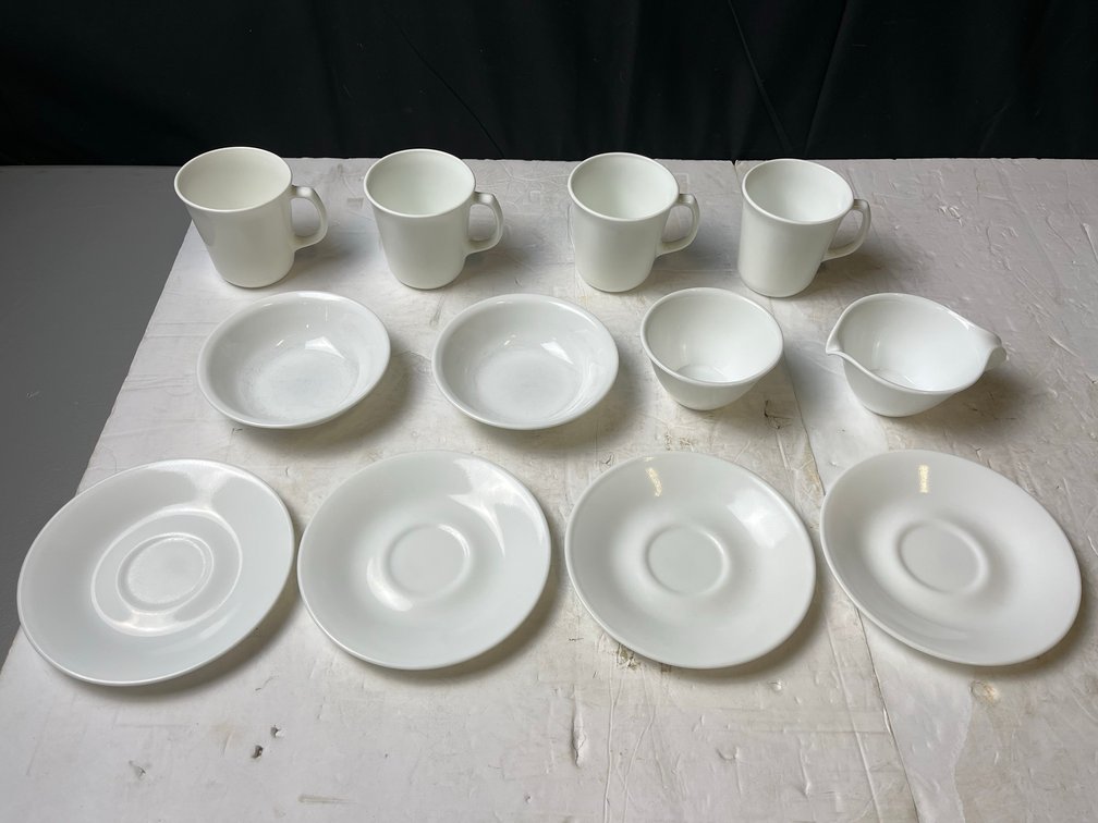 Corelle by Corning 12-Piece White Coffee Set