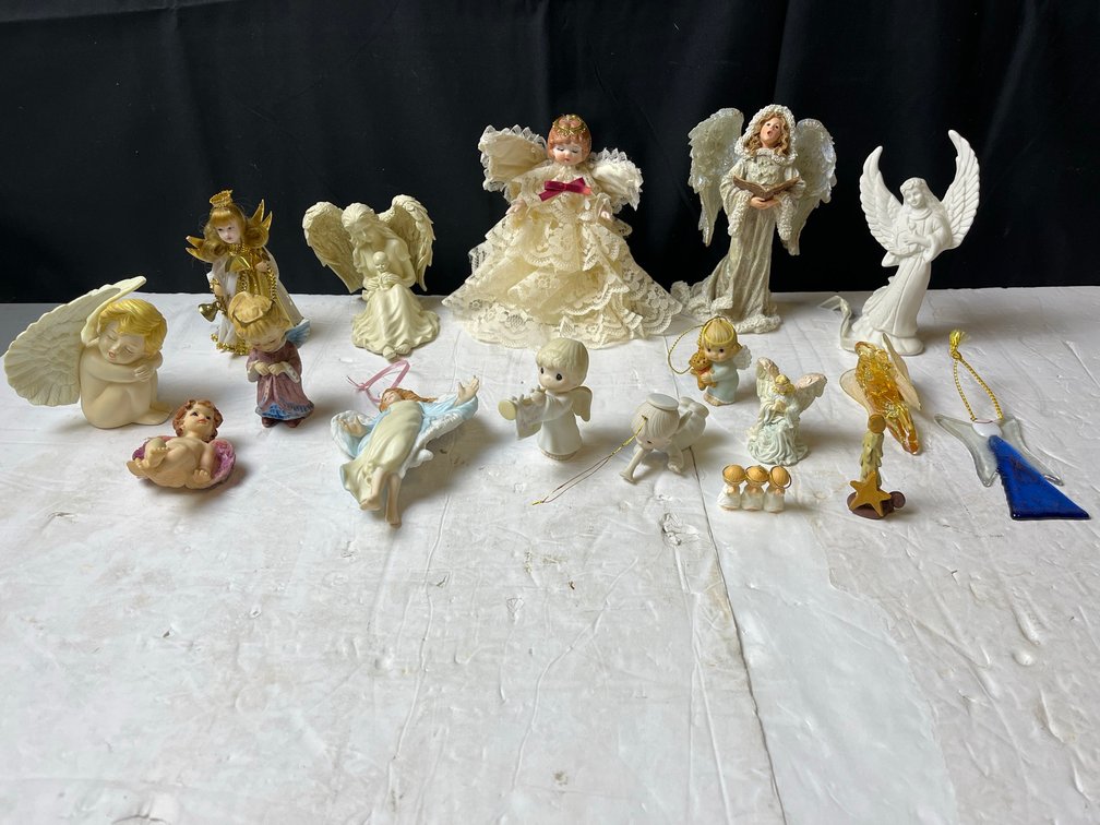 Angel Figurine Collection 12 Piece Various Makers