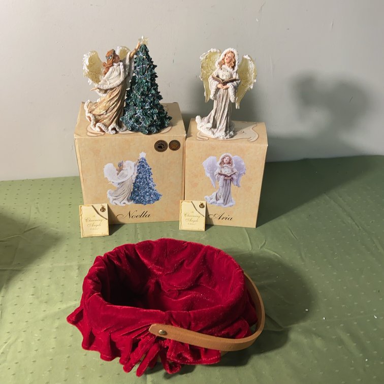 Boyds Charming Angels Noella & Aria Figurines