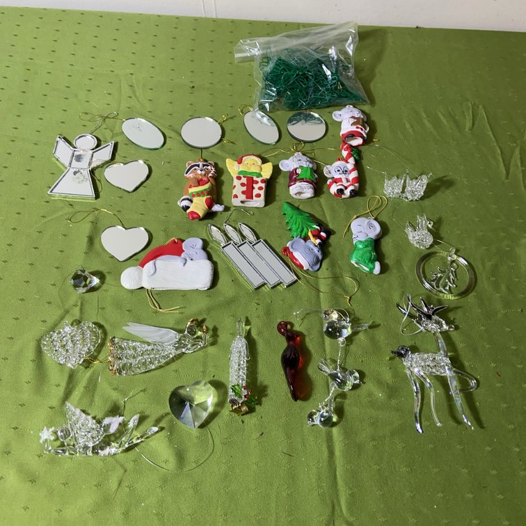 Glass and Ceramic Christmas Ornaments