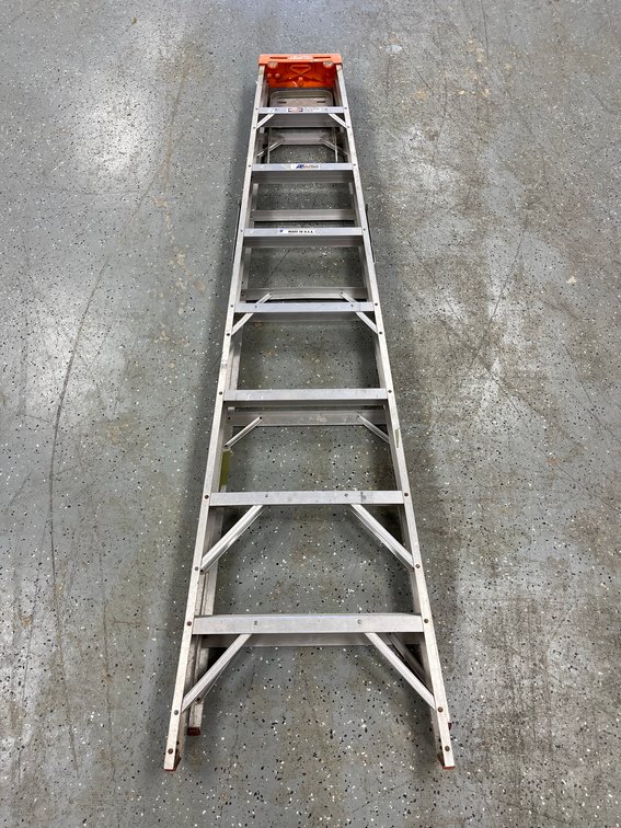 All American 8 Ft Aluminum Step Ladder A208