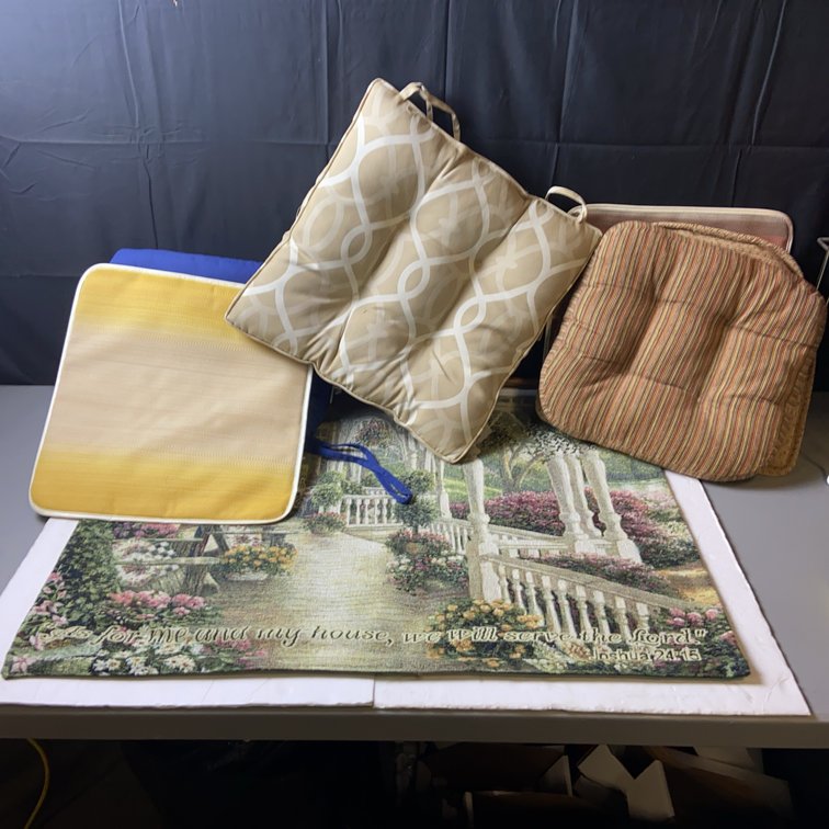 Seat Cushions and Tapestry Mat