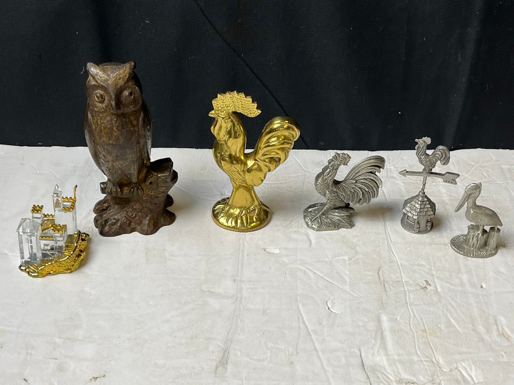 Decorative Animal and Building Figurines