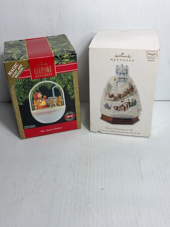 Hallmark Keepsake Magic Ornaments in Boxes