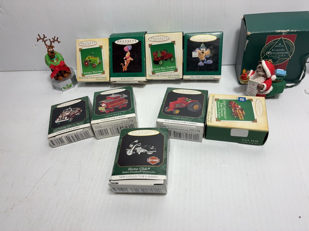 Hallmark Keepsake Ornament Lot, Boxes Included