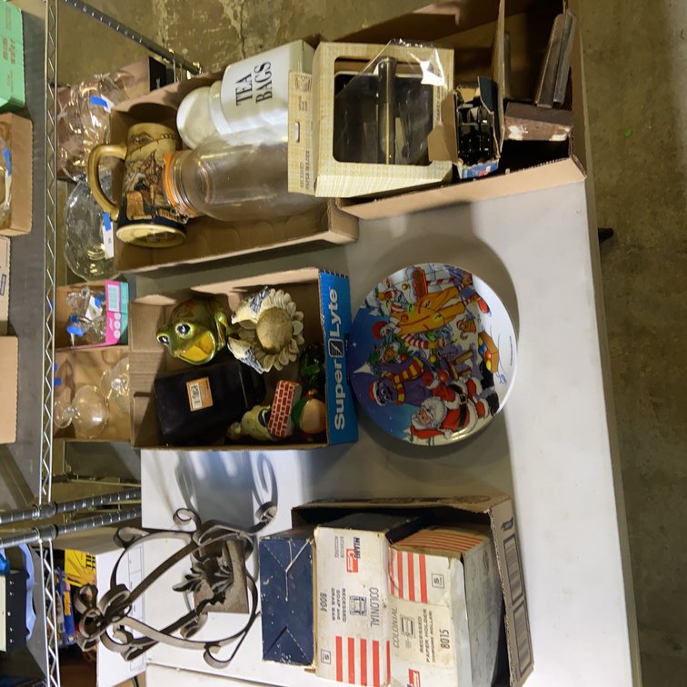Housewares Lot: Jars, Decor, Collectibles