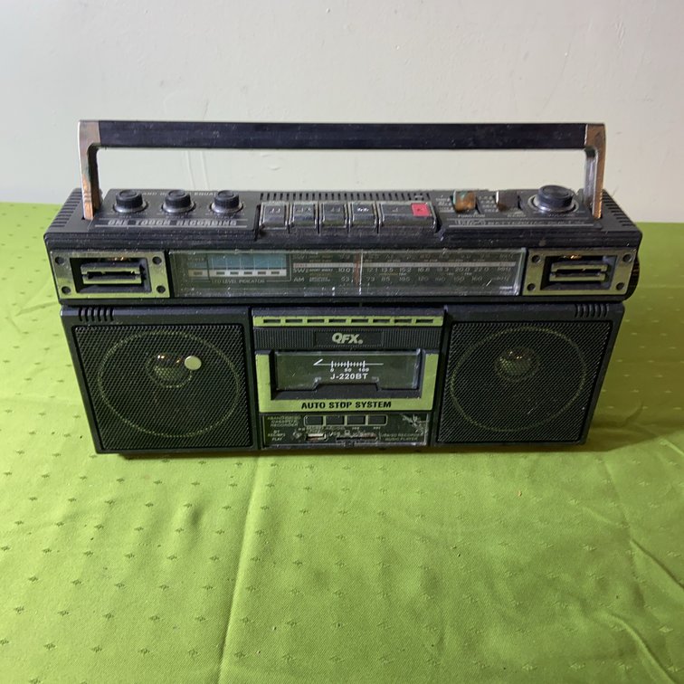 QFX J-220BT Portable Radio Cassette USB SD