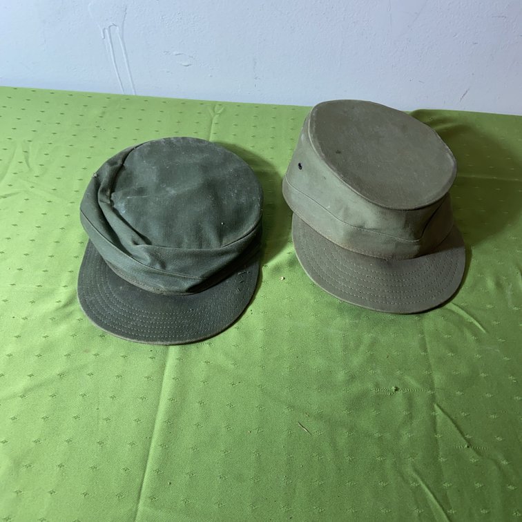 Pair Society Brand Military Style Caps