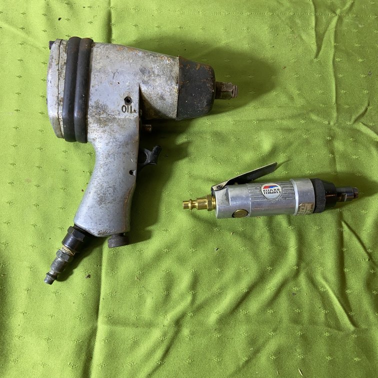 Air Impact Wrench and Campbell Hausfeld Grinder