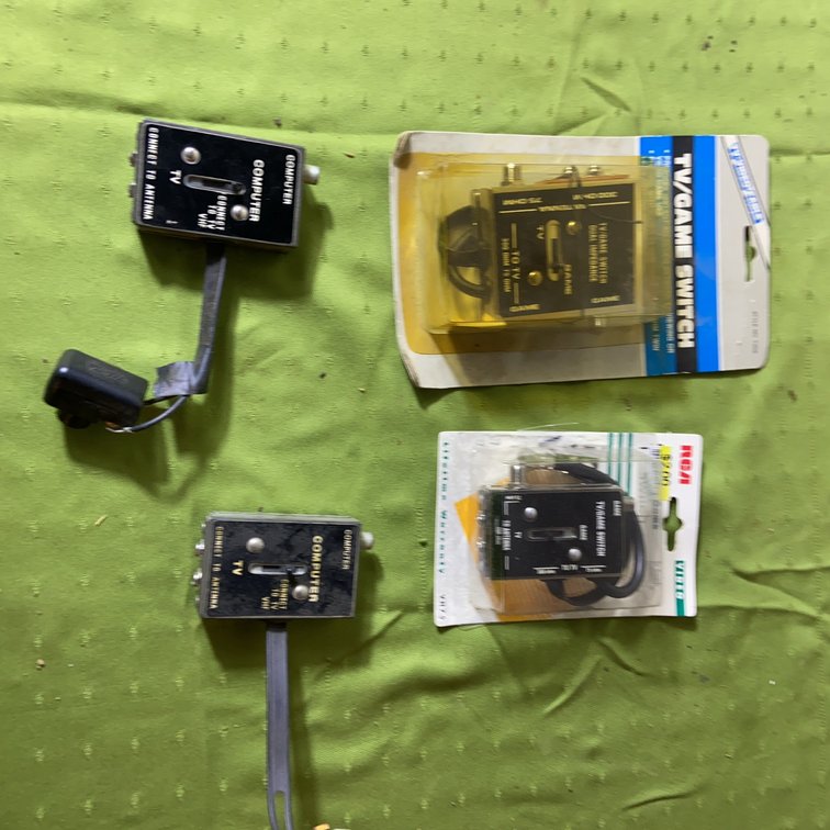 4 TV/Game Switch Boxes Mixed Brands