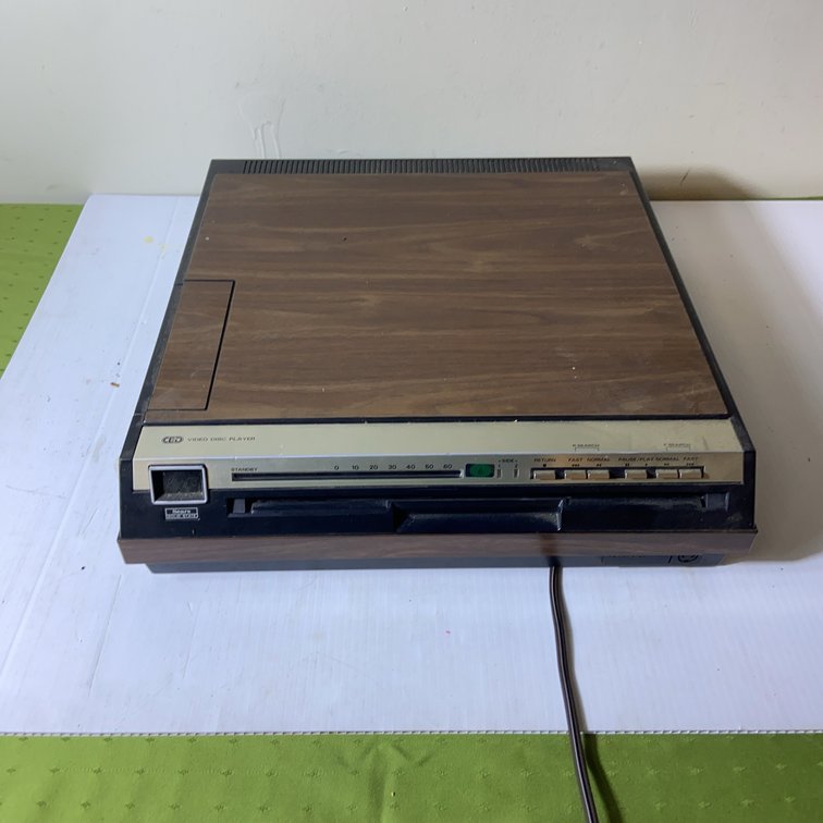 Sears CED Video Disc Player Model 934.54780150