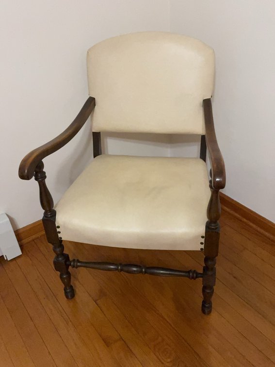 Upholstered Armchair With Nailhead Trim