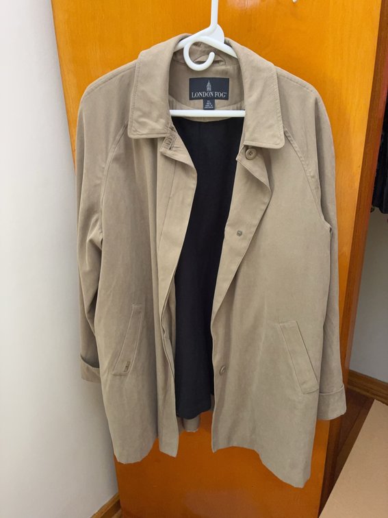 London Fog Men's Tan Coat Size XL