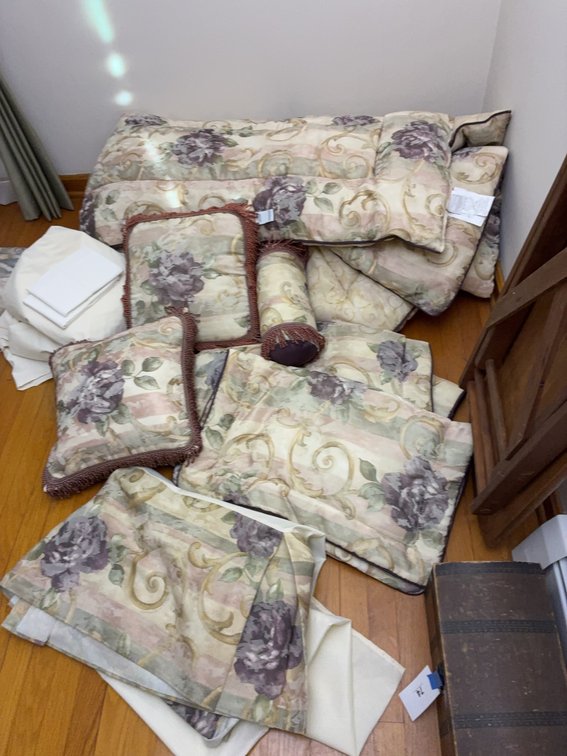 DuPont Dacron Floral Full Comforter Set, 11 Pc