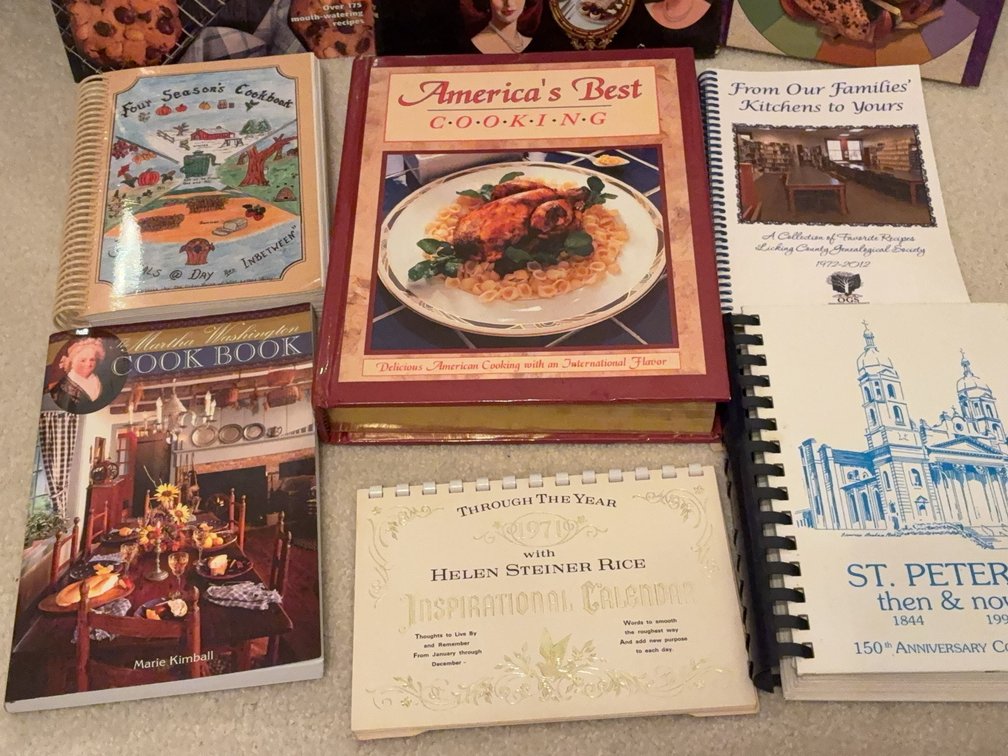 15 Assorted Cookbooks and Calendars