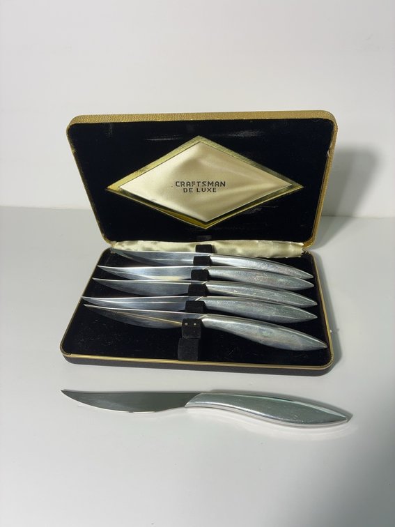 Craftsman De Luxe Steak Knives Set Of Six