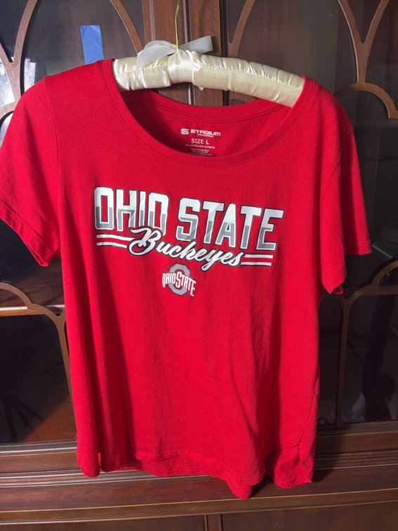 Ohio State Buckeyes T-Shirt Size L Red