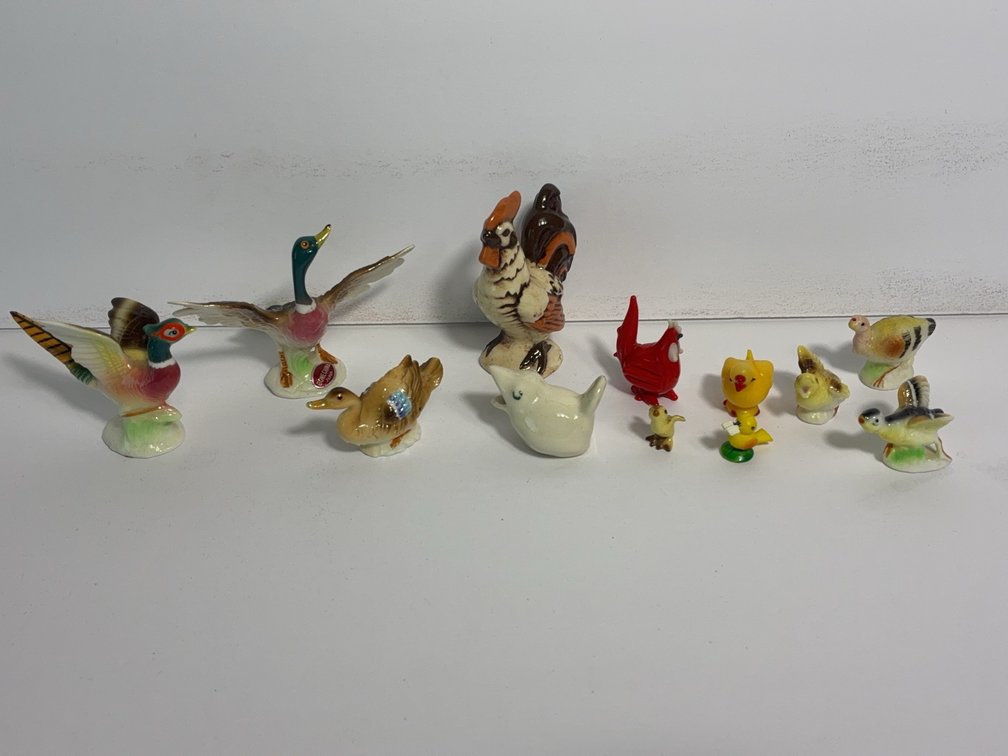 Porcelain and Ceramic Bird Figurines