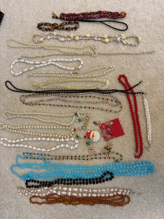 Costume Jewelry Necklaces and Pins