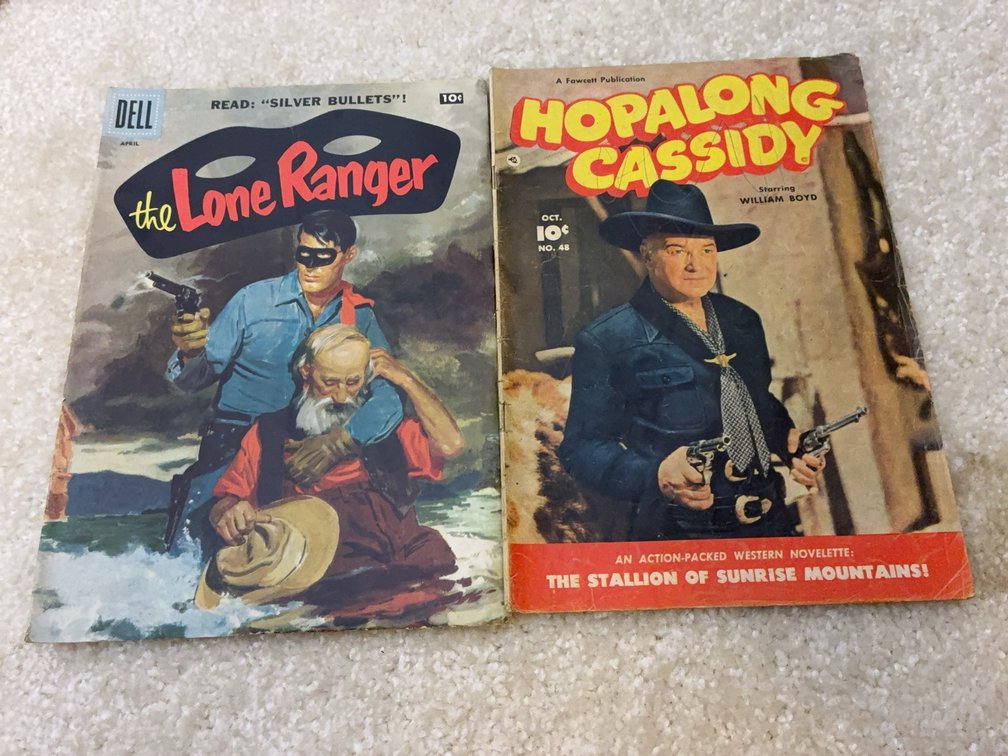 Lone Ranger & Hopalong Cassidy Comic Books