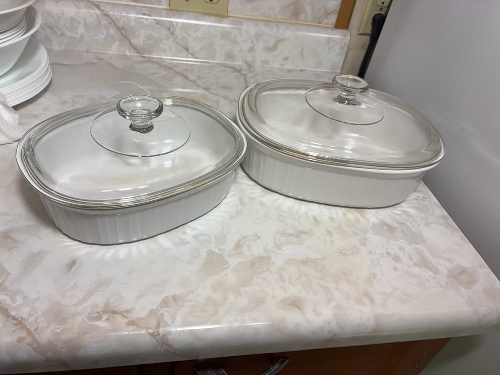 Corning Ware Oval Casserole Dishes With Lids
