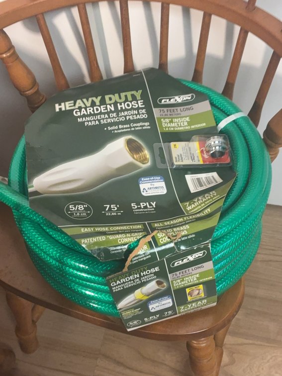 Flexon Heavy Duty 75 Ft Garden Hose & Adapter