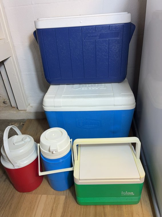 Coolers and Water Jugs