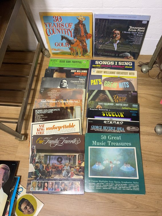 Country, Pop, and Classical Vinyl Records