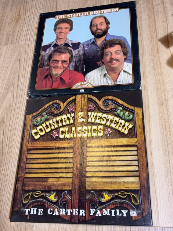 Country & Western LPs: Statler Brothers, Carter Family