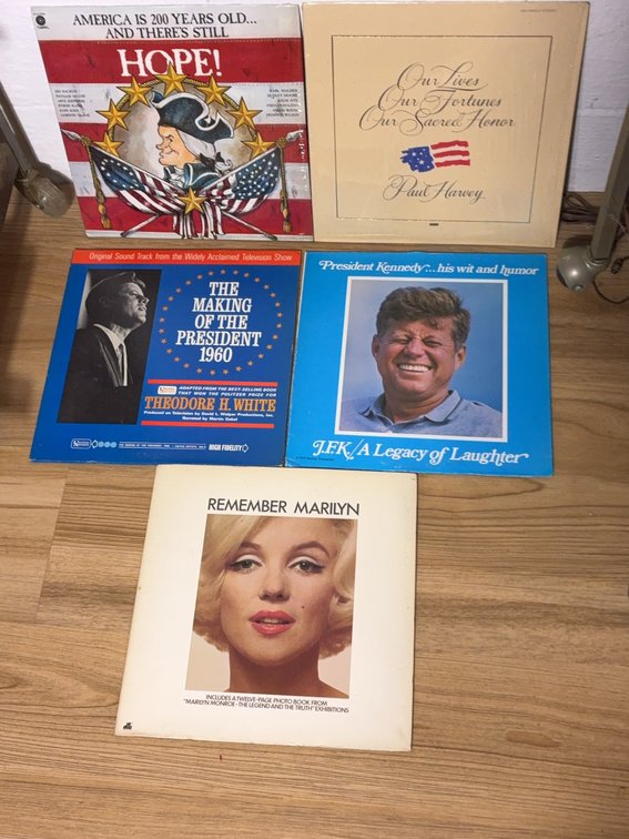 5 Historical Vinyl Records