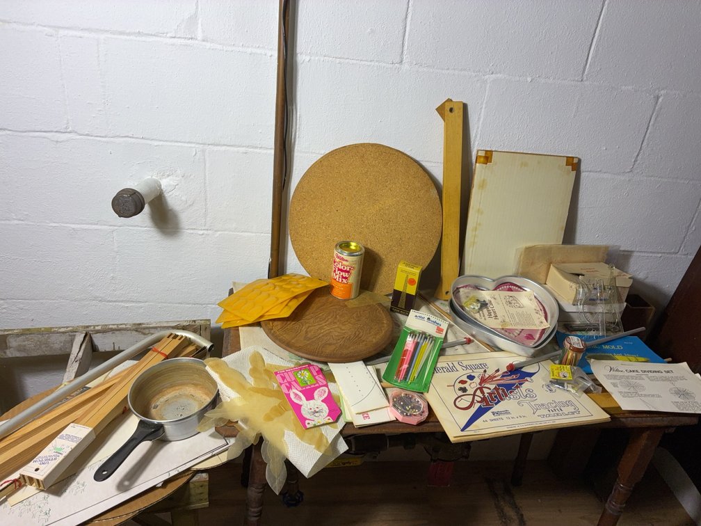 Crafting Supplies and Small Kitchen Items