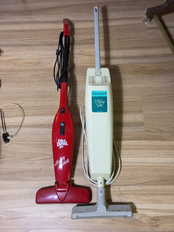 Dirt Devil & Bissell Stick Vacs, Tested, 2 Pieces