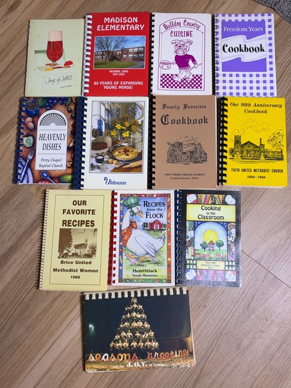 12 Community and Church Cookbooks