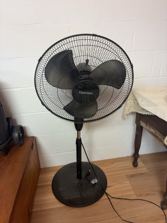 Kenmore Black Electric Pedestal Fan, Tested